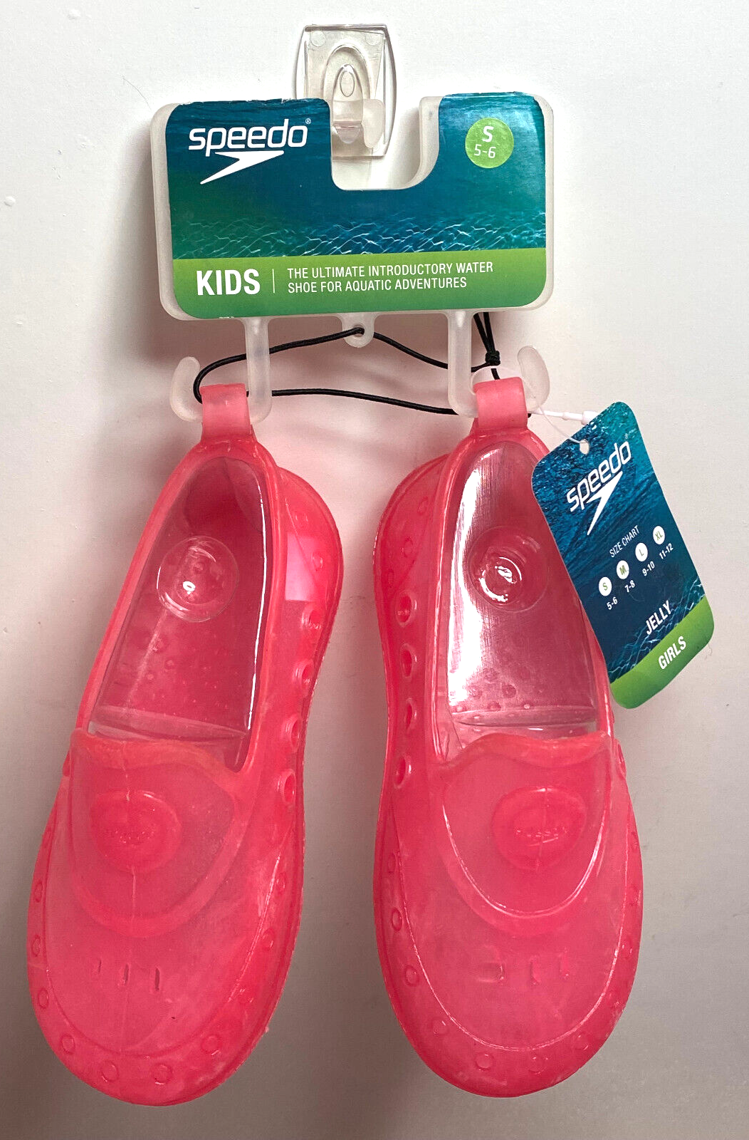 Speedo Jelly Water Shoes Pink Beach Slip ons Little Girls size Small 5-6  27556313262 | eBay