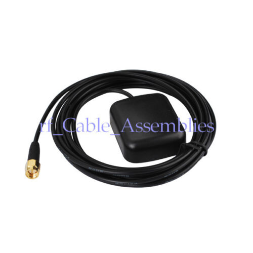 GPS active Antenna SMA Connector 3m cable for GlobalSat Holux /Navman ...