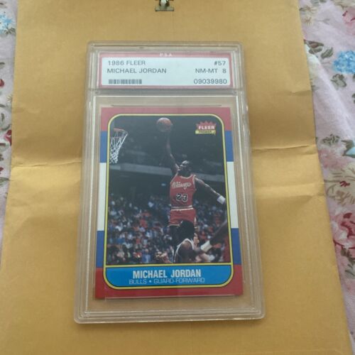 1986 FLEER #57 MICHAEL JORDAN RC PSA 8 | eBay