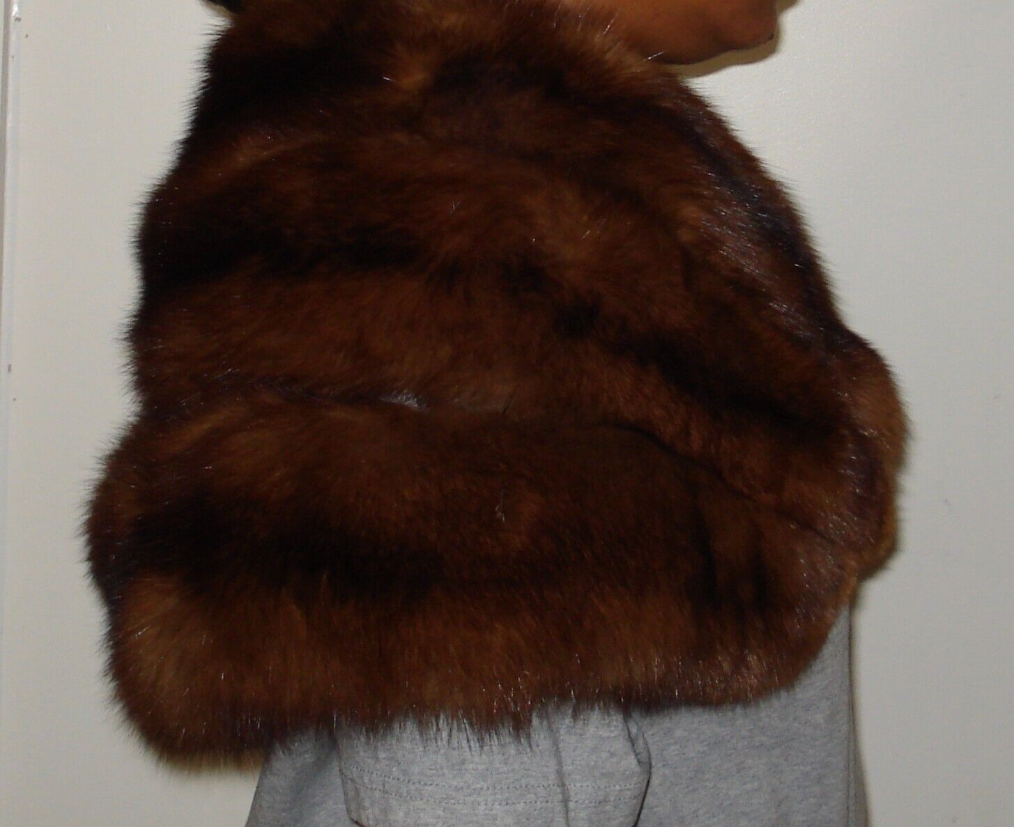 Russian Sable Fur Stole Jacket Wrap Size Small  F… - image 4