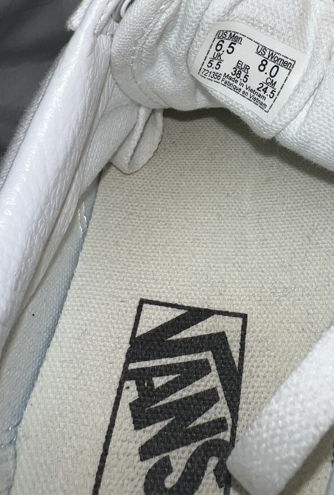 All White Platform Vans - image 3