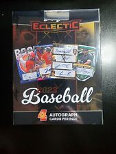 2023 Leaf Eclectic Baseball Hobby Box - 4 Auto Autographs per box