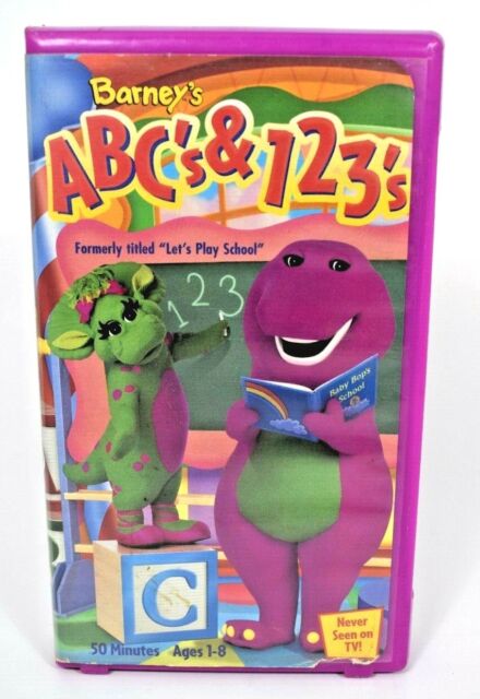 Barney - Lets Play School (VHS, 1999, Clam Shell) for sale online | eBay