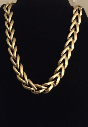 Vintage Napier Gold Tone Necklace - image 1