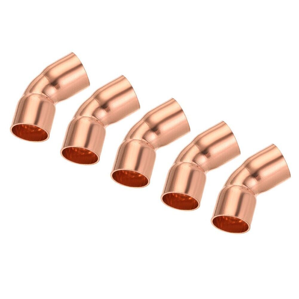 Stable Performance 45 Degree Copper Elbow Fittings Water Supply Pipe 12 ...