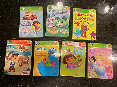 Leap Frog Tag Junior LOT Books Curious George Disney Pixar Jake Sesame ...