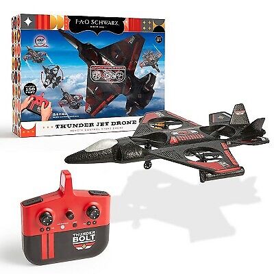  FAO Schwarz Thunderbolt Jet X2 Drone (Black) 