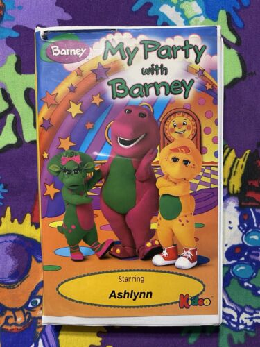 My Party with Barney Kideo Custom VHS Starring Ashlynn | eBay