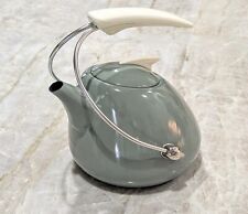 Mid Century Tea Kettle Atomic Noritake Colorwave Enamel Steel Space Age Kitchen