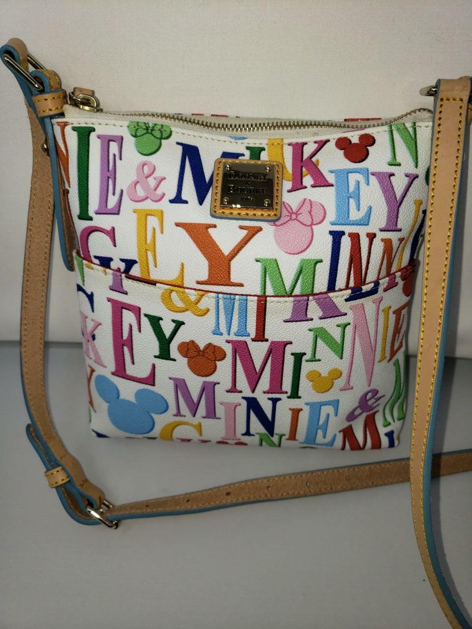 EUC DISNEY DOONEY & BOURKE RAINBOW NAMES WHITE CR… - image 1