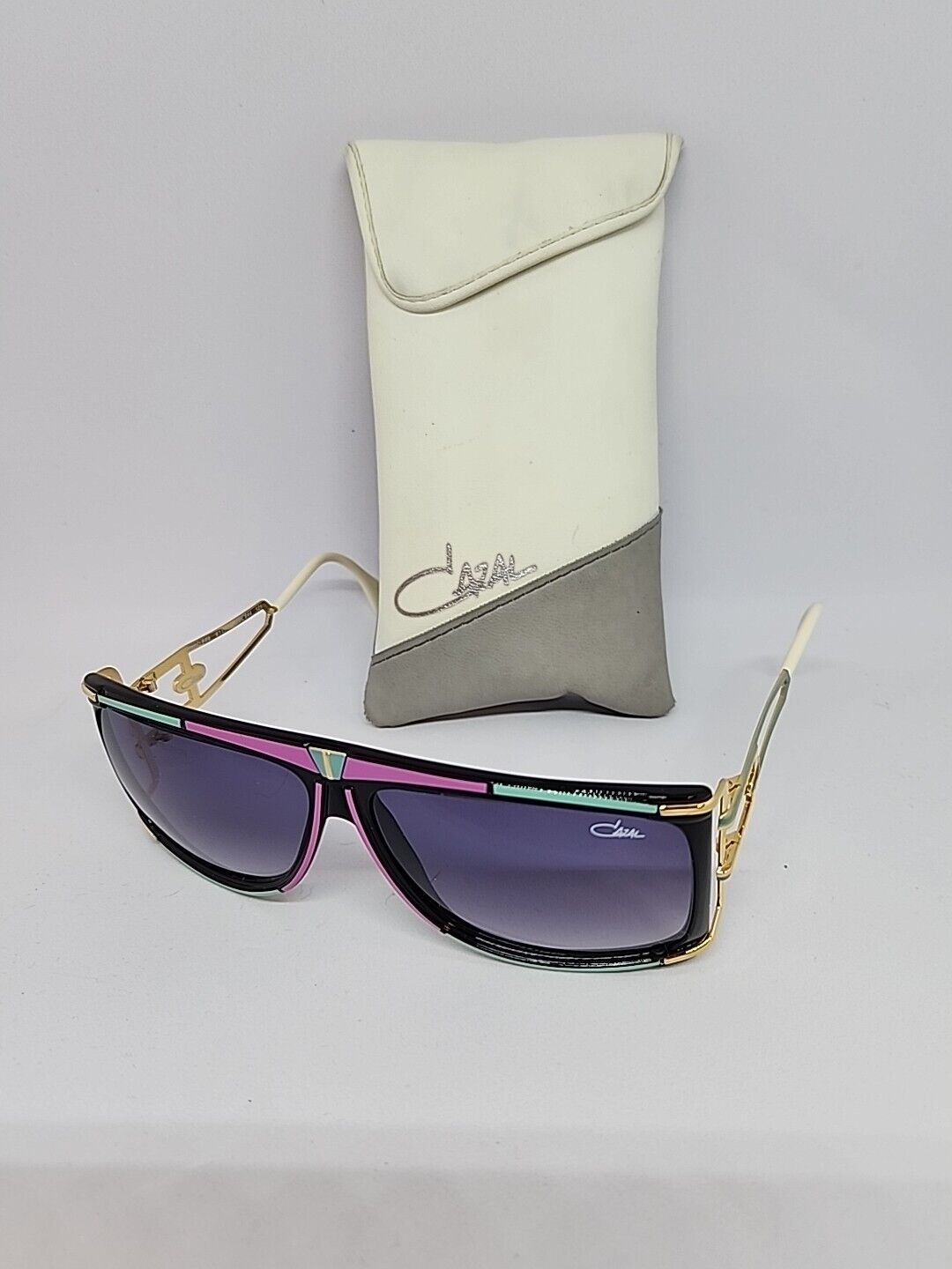 CAZAL Model 866 Pink & Teal VINTAGE Sunglasses - … - image 19