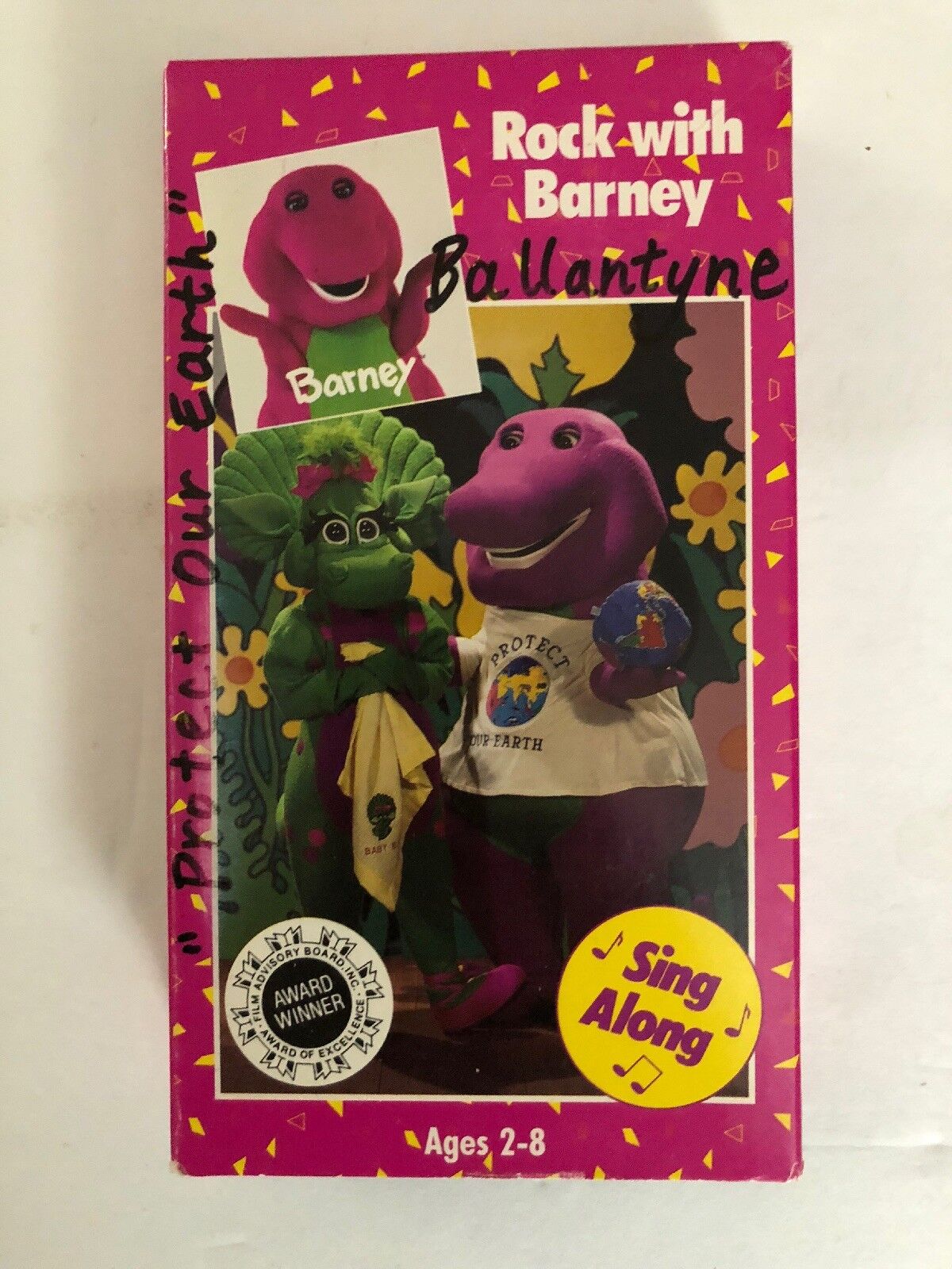 Rock With Barney(VHS 1992)TESTED-RARE VINTAGE COLLECTIBLE-SHIPS N 24 ...