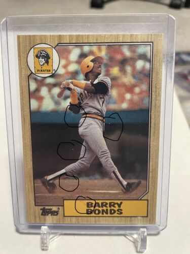 1987 Barry Bonds Topps Rookie Card #320 | Multiple Errors | eBay