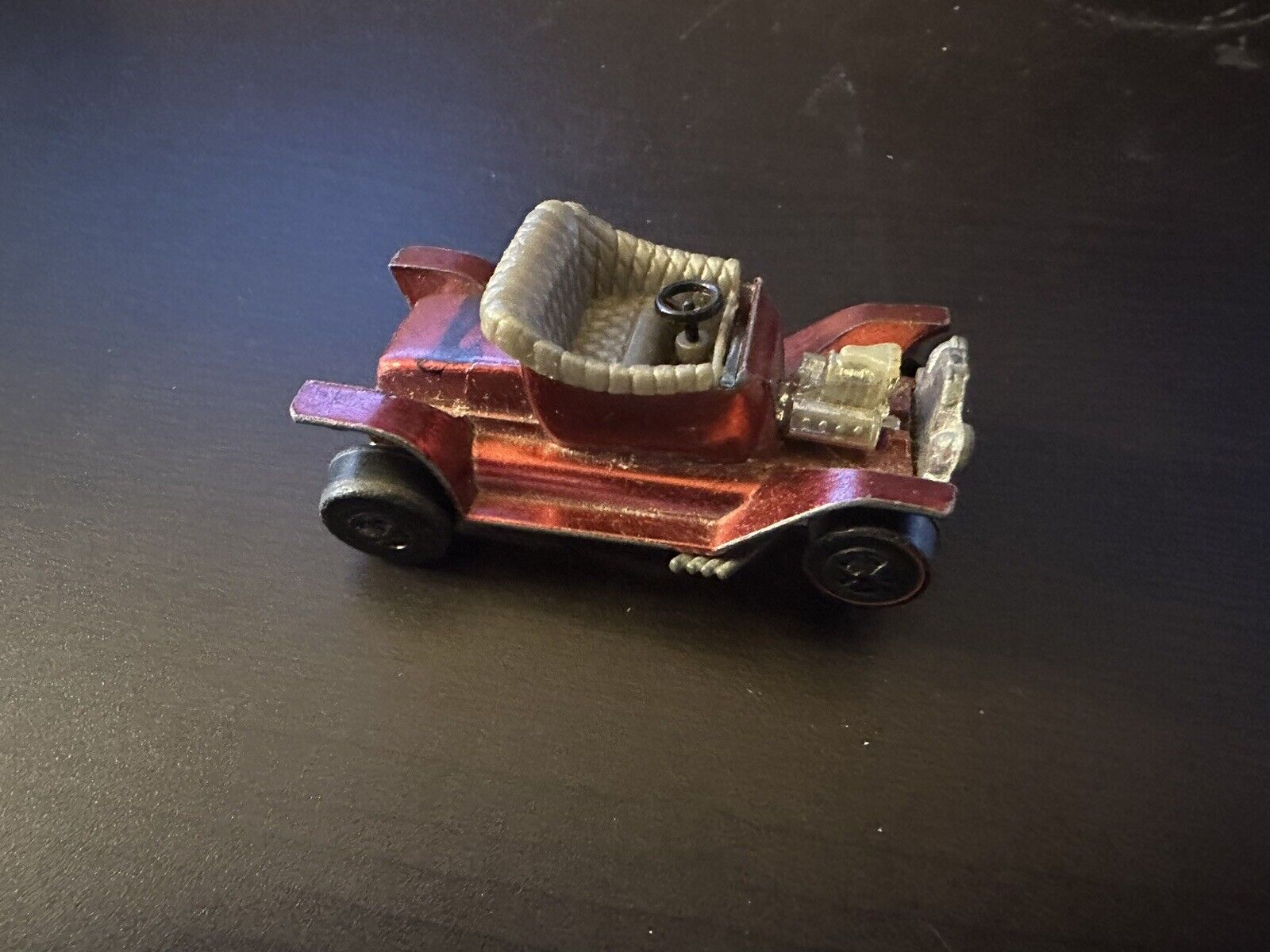 Hot Wheels Redline Hot Heap 1968 Orange Gray Interior HW Model T RARE ...