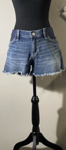 Hudson Jeans Gemma Cutoff Denim Maternity Shorts s