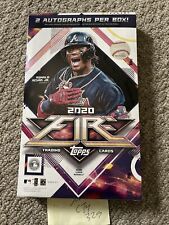 New 2020 Topps Fire Baseball MLB 20 Pack Hobby Box 2 Autographs Per Box Sealed