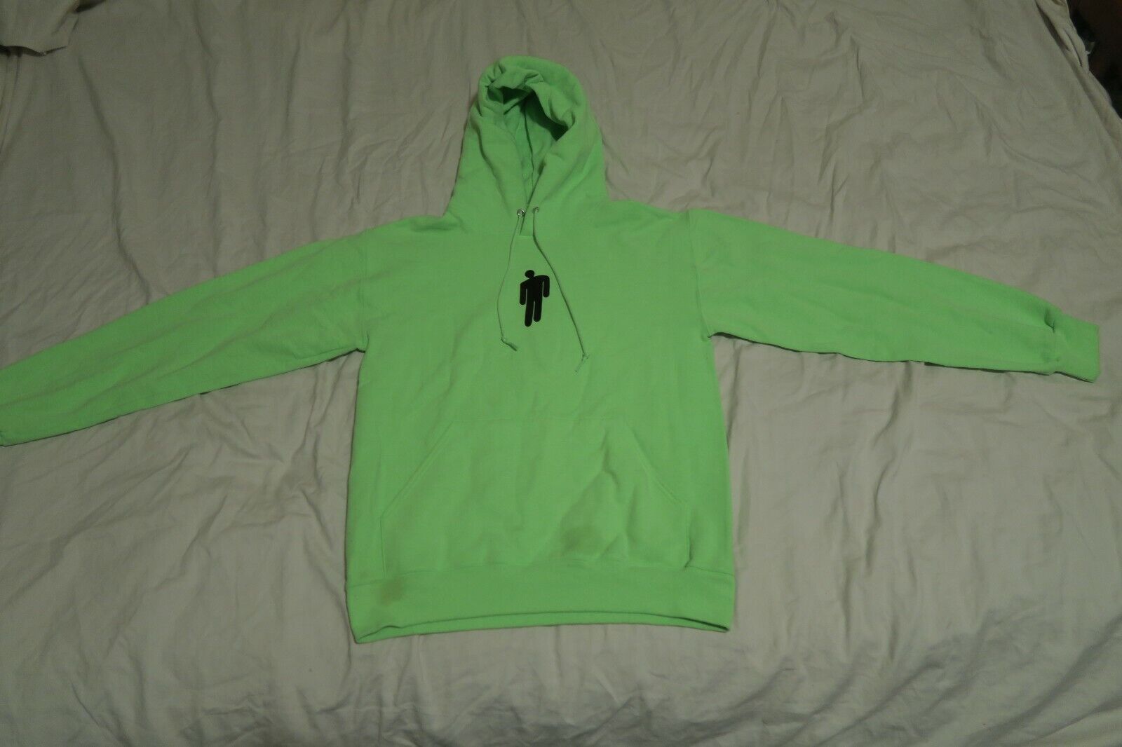 Billie Eilish Neon Lime Green World Tour Hoodie Merch… - Gem