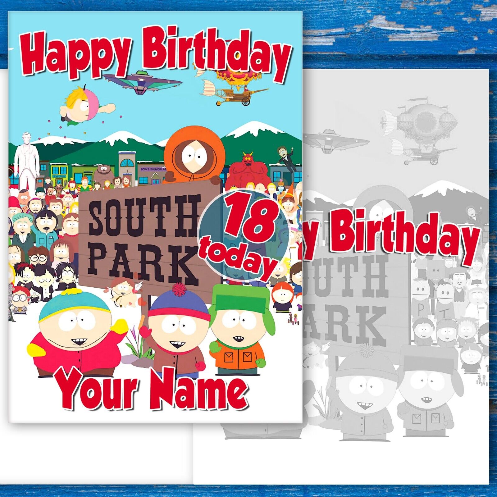 South Park Birthday Card