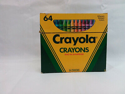 1990 64 Crayola Crayons with built in sharpener | eBay