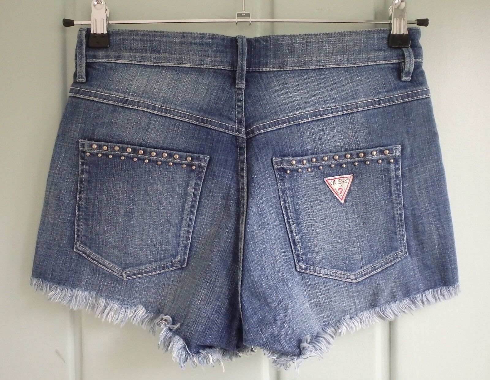 Guess Jeans Womens 28 Cutoff High Waist Shorts St… - image 6