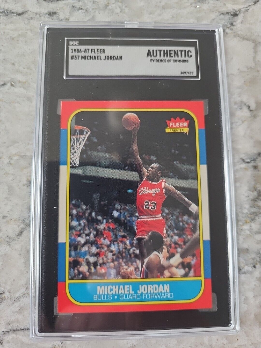 1986 fleer michael jordan 57. SGC A. Excellent Condition! | eBay