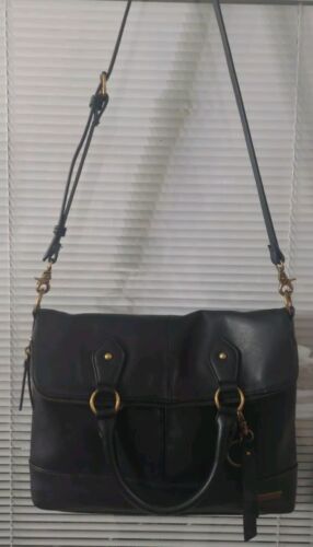 Frye and Co. Black Faux Leather Tote Bag