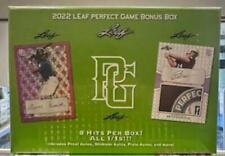 2022 Leaf Perfect Game Baseball Bonus Hobby Box FACTORY SEALED 8 Autographs!