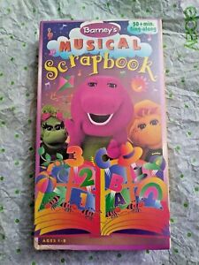 Barney - Barneys Musical Scrapbook (VHS, 1997) very RARE BRAND NEW ...