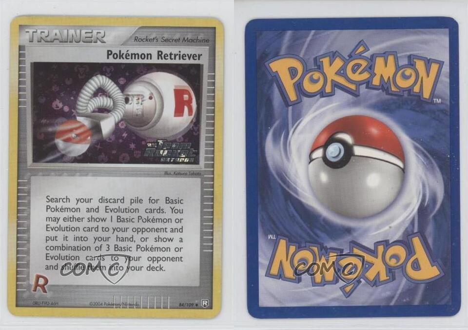 2004 Pokémon - EX Team Rocket Returns Reverse Foil Pokemon Retriever ...