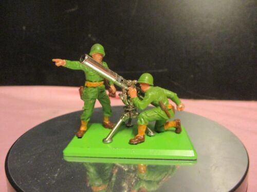 Vintage Britains Deetail WW2 American 75MM GUN CREW | eBay