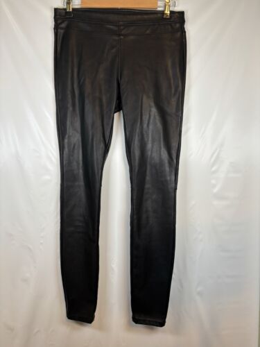 Blank NYC Black Vegan Leather Stretch Pull On Legg