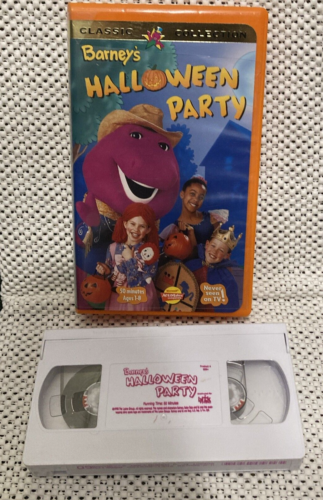 Barney’s Halloween Party VHS 1998 Clamshell Classic Collection Lyrick ...