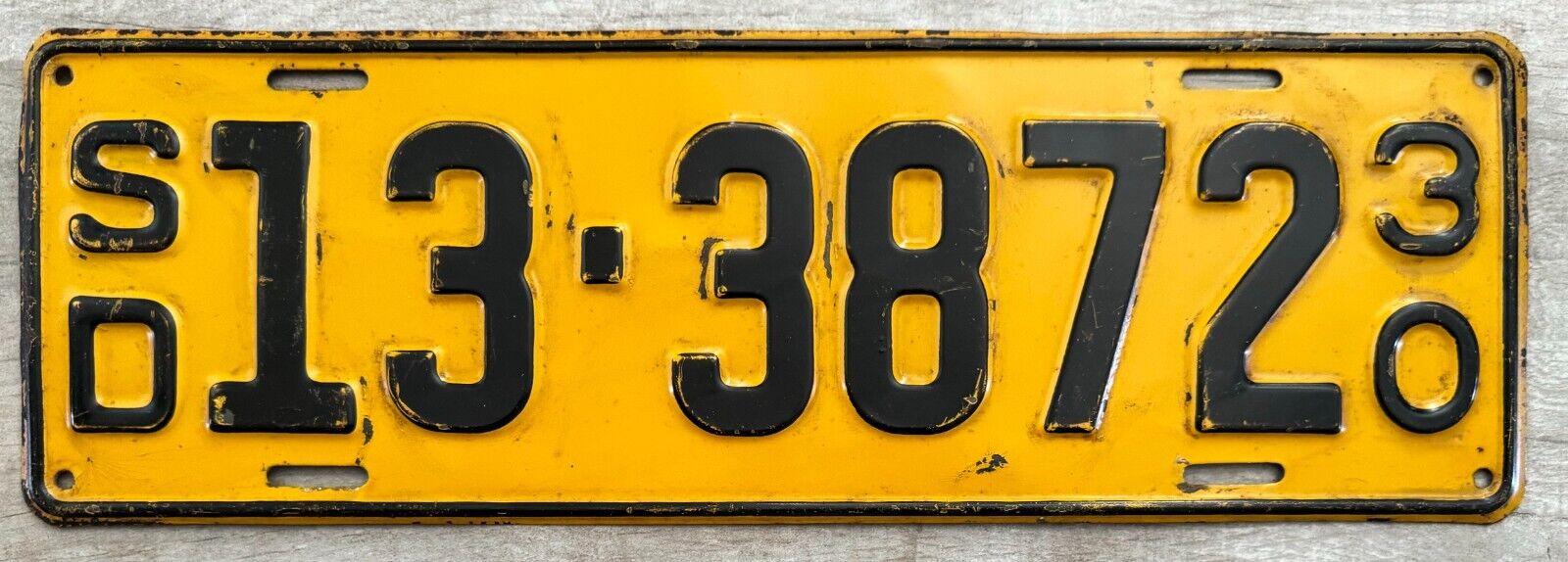 1930 South Dakota License Plate - Nice Original Paint | eBay