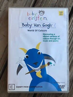 BABY EINSTEIN BABY VAN GOGH WORLD OF COLOURS WALT DISNEY DVD REGION 4 ...