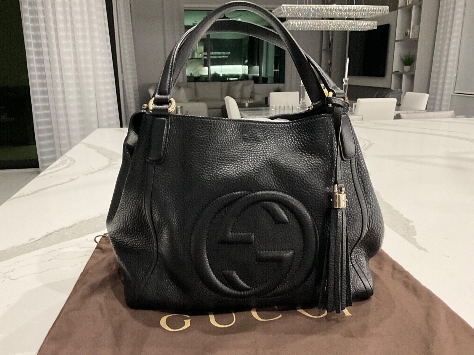 GUCCI SOHO Leather Handbag (GENTLY USED) - image 3