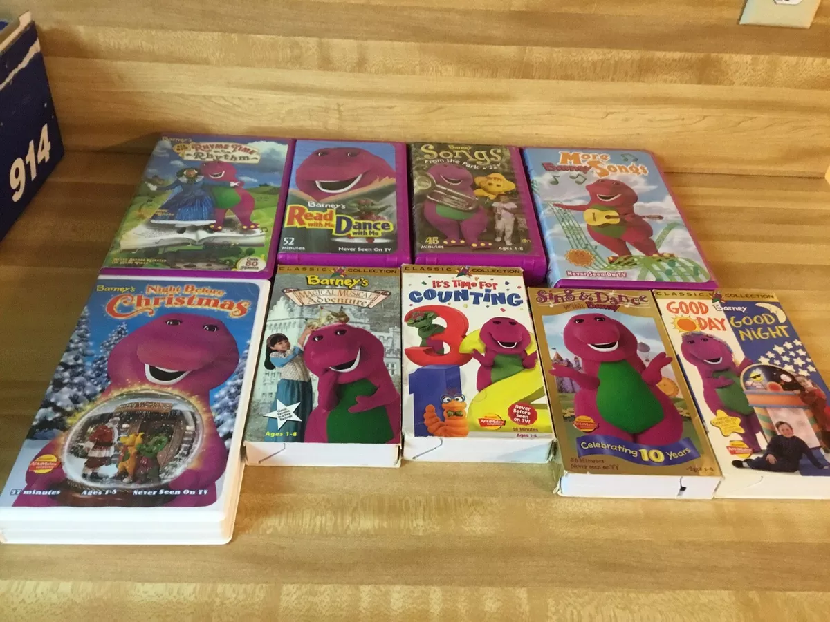 Barney Vhs Box