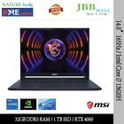 MSI Stealth 14.0" 165Hz, Intel Core i7 13th, 32GB DDR5-4000, 1 TB SSD, RTX 4060