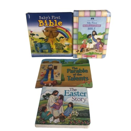 Baby's First Bible Board Books Parable of Talents, Easter (Lot of 4) 3A ...