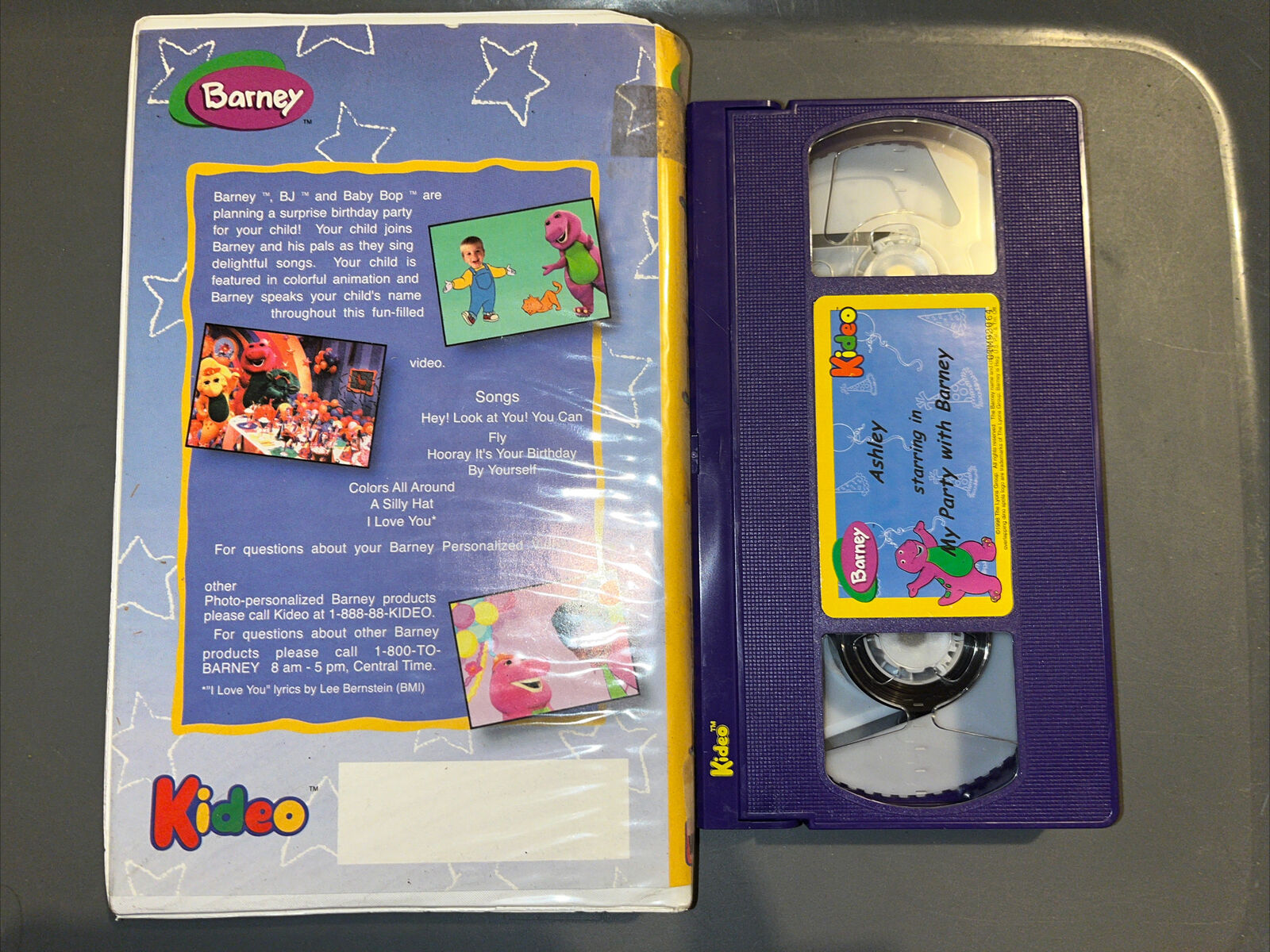 My Party with Barney VHS Tape Starring | Grelly USA