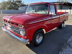 1966 Ford F100  1966 Ford F100 Red RWD Automatic