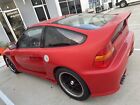 1991 Honda Civic CRX SI 1991 Honda Civic Coupe Red FWD Manual CRX SI