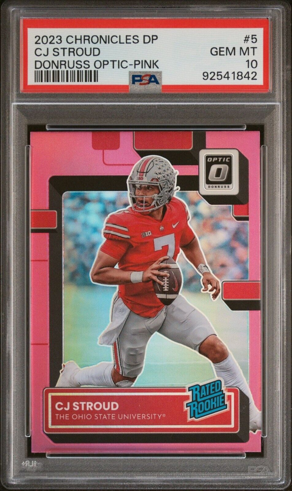 2023 Chronicles DP Donruss Optic Pink CJ Stroud #5 PSA 10