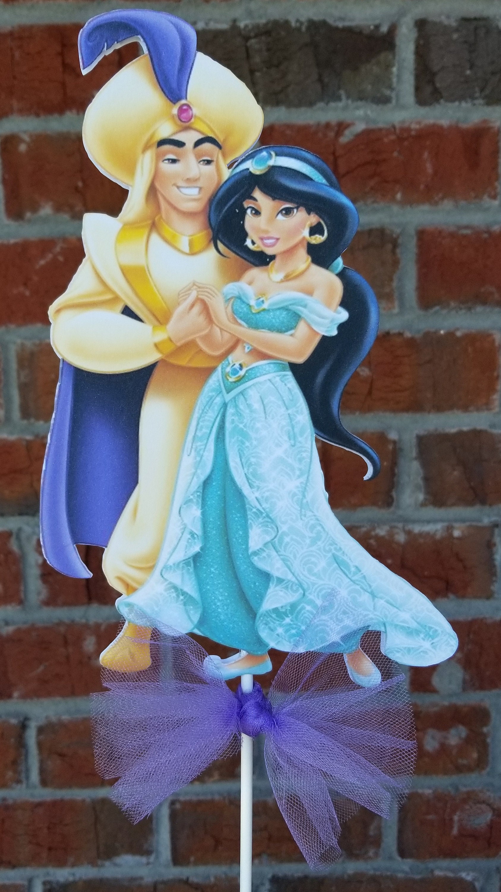 Princess Jasmine Cake Topper Princess Jasmine Centerpiece Disney | My ...