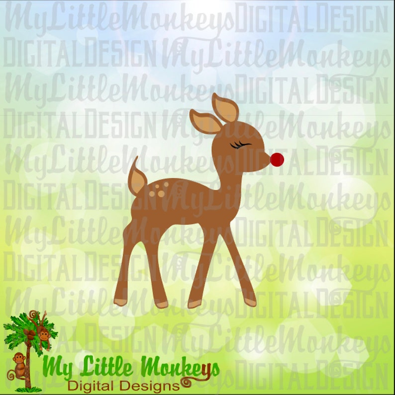 Baby Deer Svg Deer Svg Woodland Animal Svg Christmas Svg 