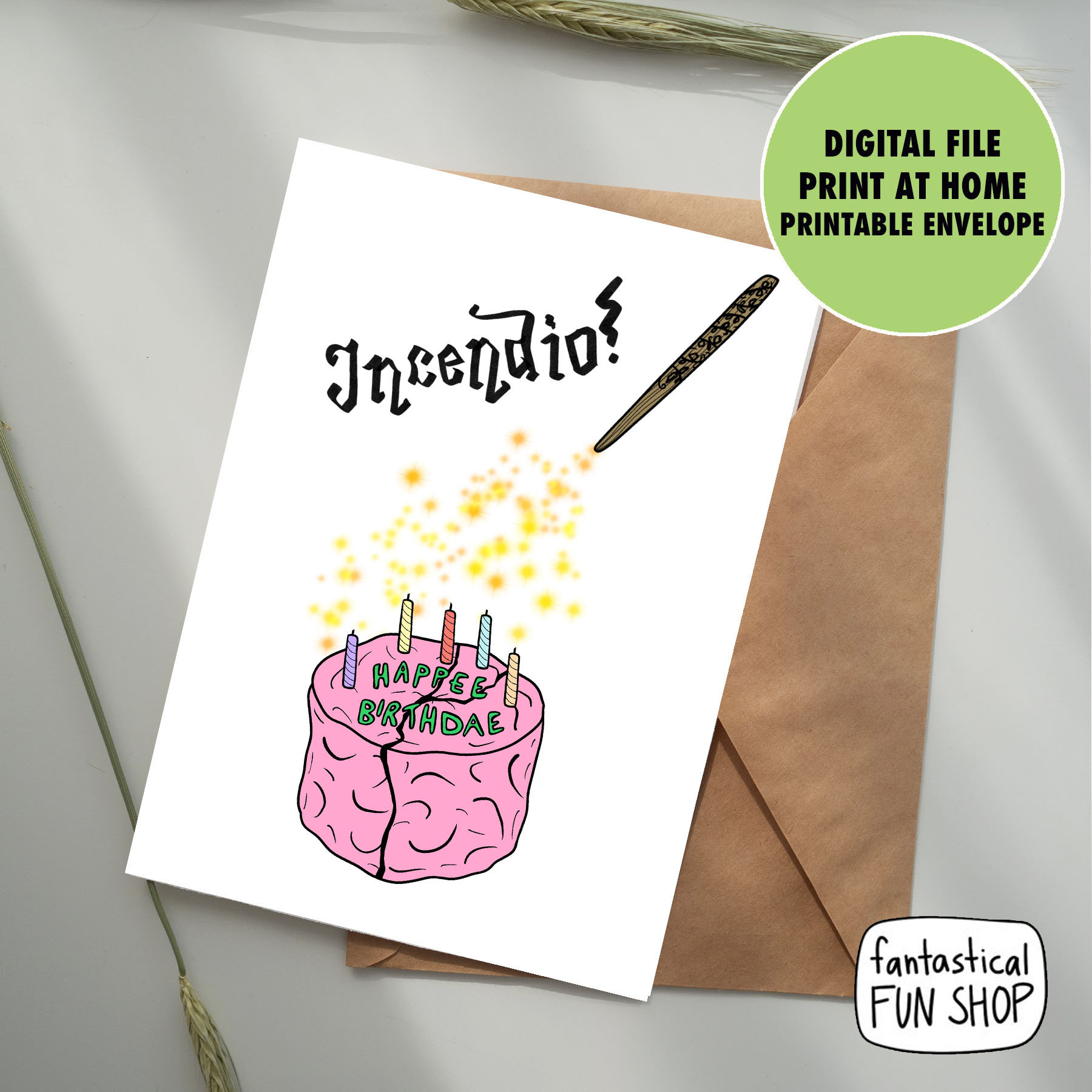 Harry Potter Birthday Card Design - Printable Templates Free