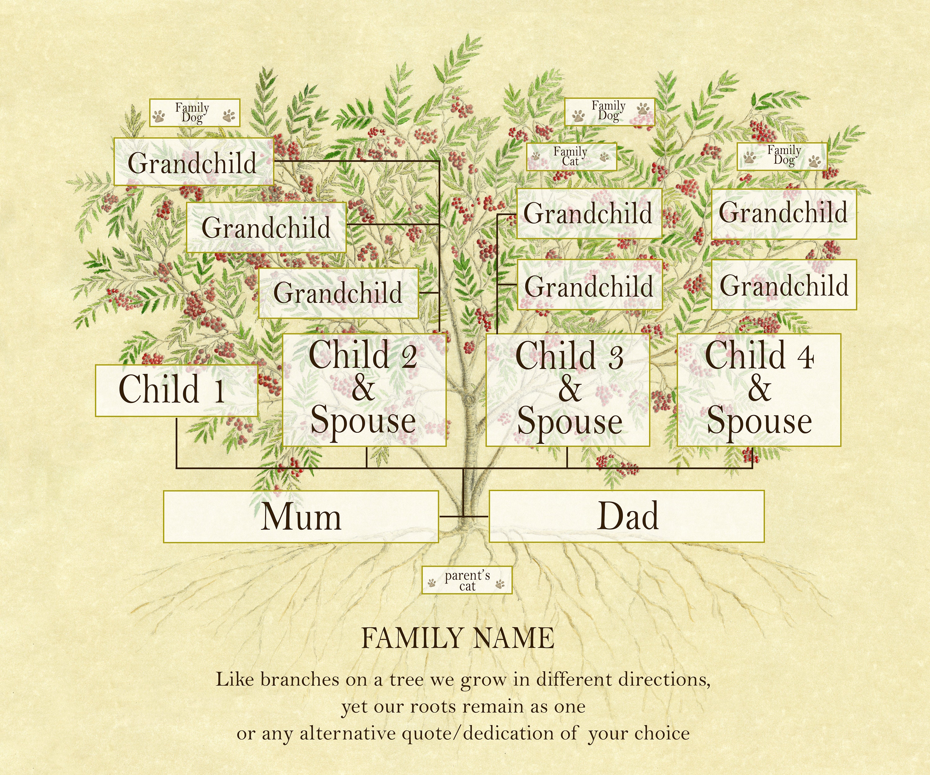 Ancestry Family Tree Chart