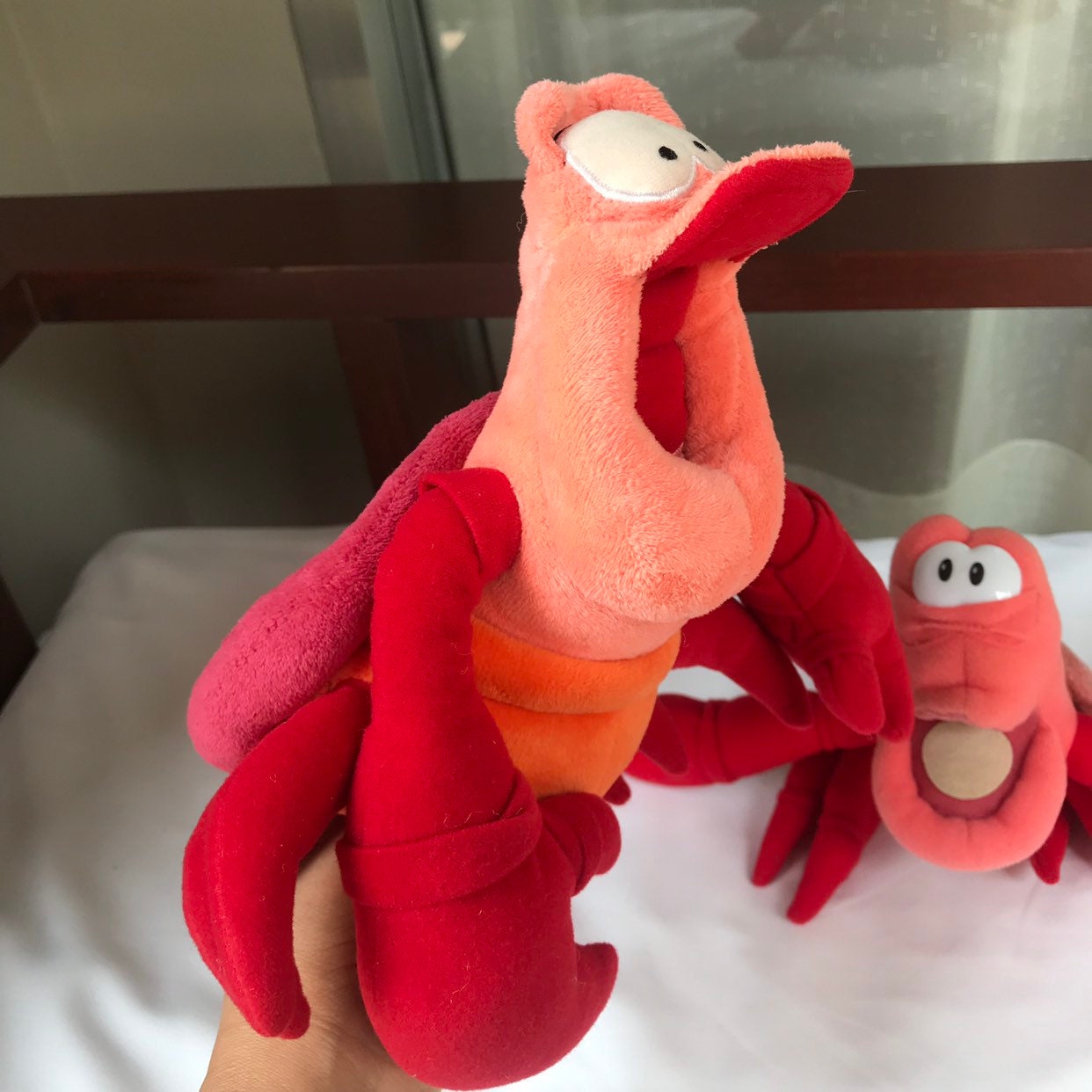 Toys & Games Disney The Little Mermaid Sebastian Crab Plush 7 and 8 set ...