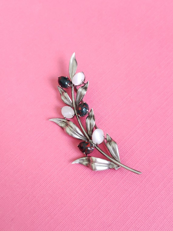 Vintage Sterling Silver Brooch  - Sterling Silver 