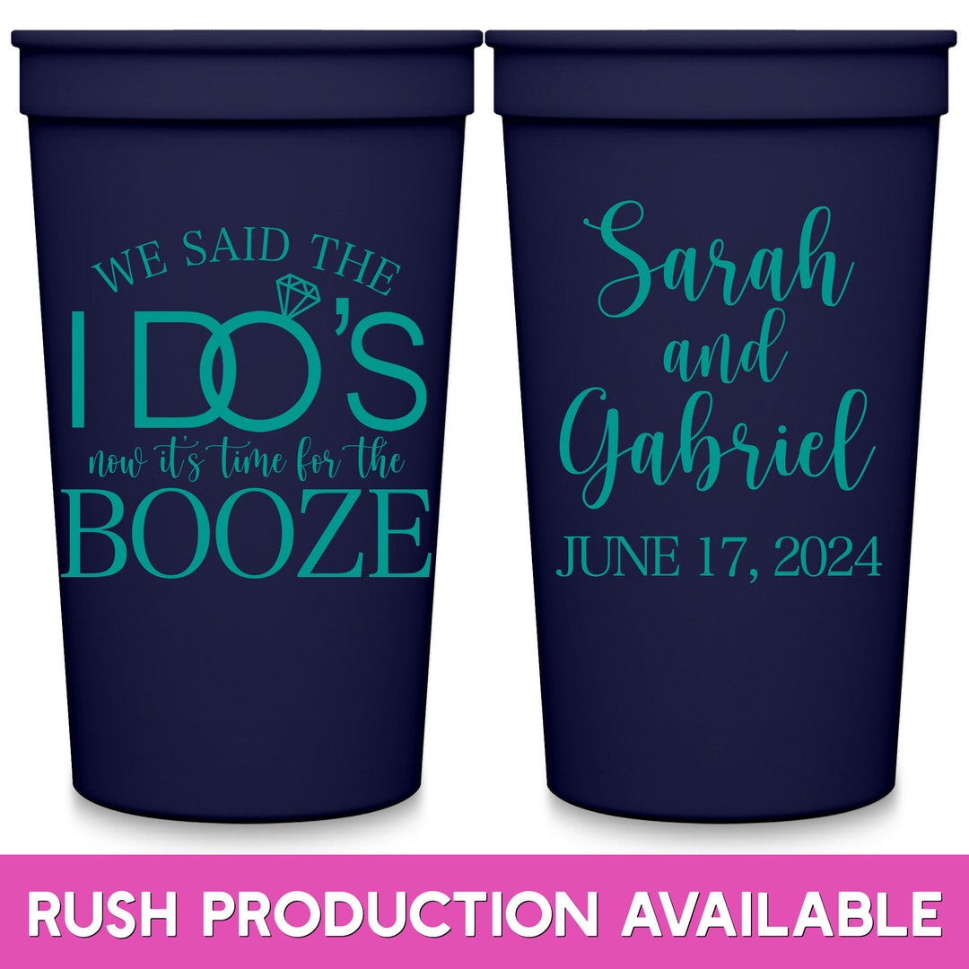 Wedding Party Cups Wedding Favors for Guests in Bulk Personalized Party ...