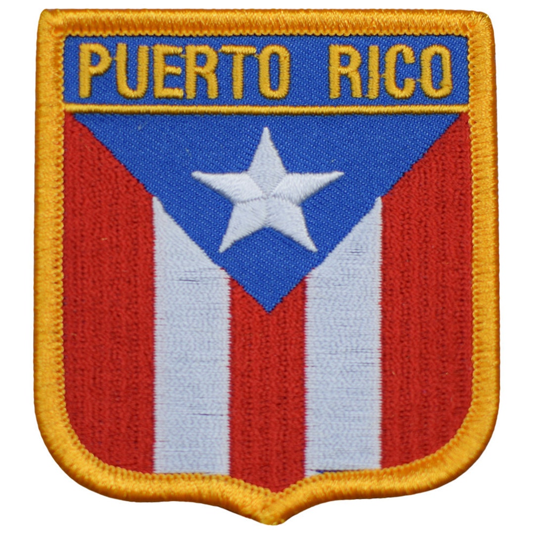 Puerto Rico Patch Caribbean Sea, Isla Del Encanto, San Juan 2.5 iron On ...